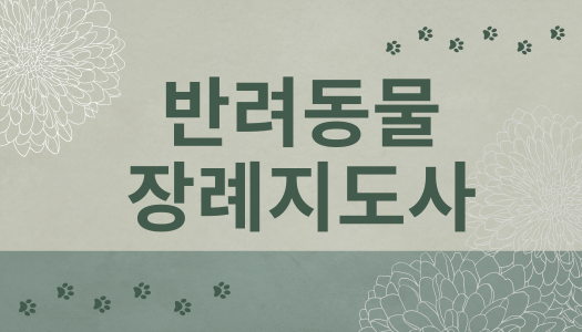 [민간자격취득과정] 반려동물장례지도사 1급